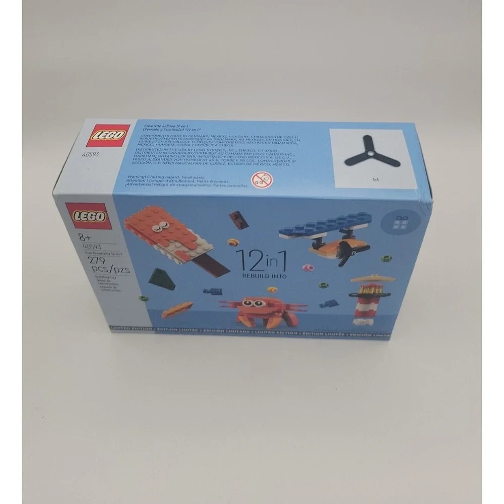 Lego Fun Creativity 12-in-1 Set Promo 40593 In Store Exclusive 2023 New Sealed